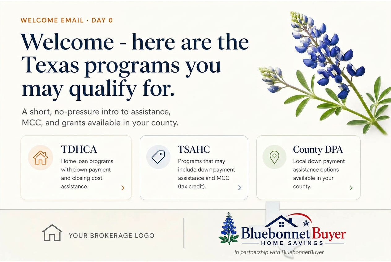 New Buyer Lead welcome series - co-branded template preview