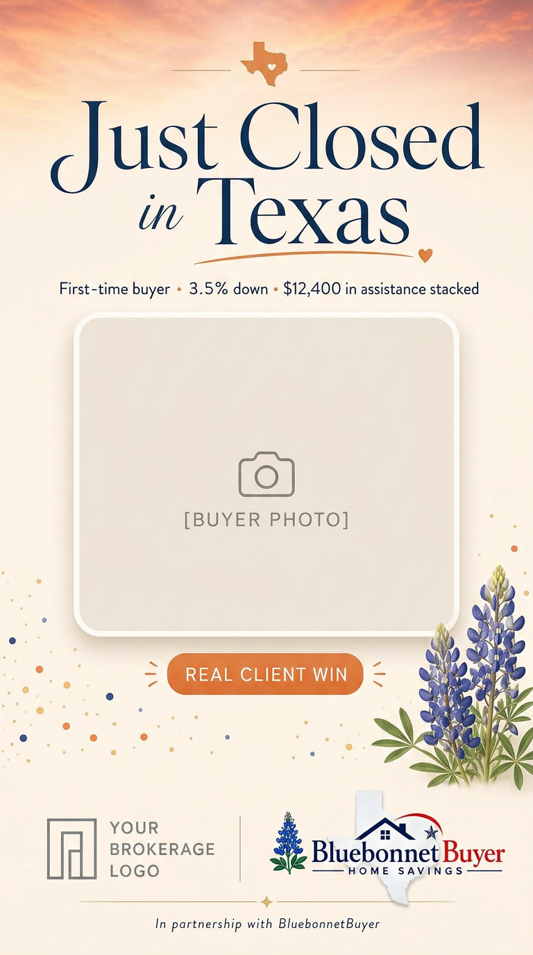 Just Closed - Buyer Win story - co-branded template preview